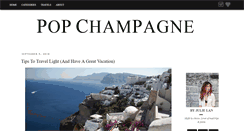 Desktop Screenshot of popchampagneblog.com